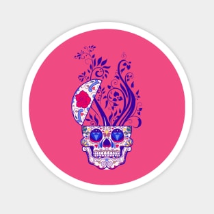 excellent uncovered skull design Magnet